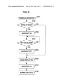 Liquid crystal display device and method of controlling powering on of the same diagram and image