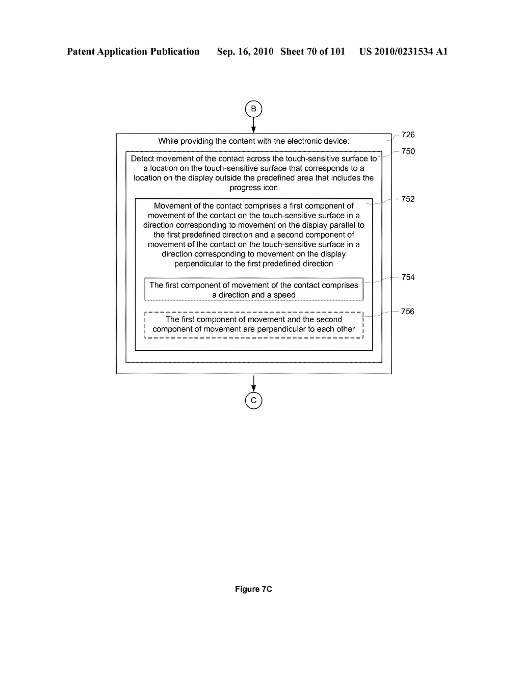 Device, Method, and Graphical User Interface for Moving a Current Position in Content at a Variable Scrubbing Rate - diagram, schematic, and image 71