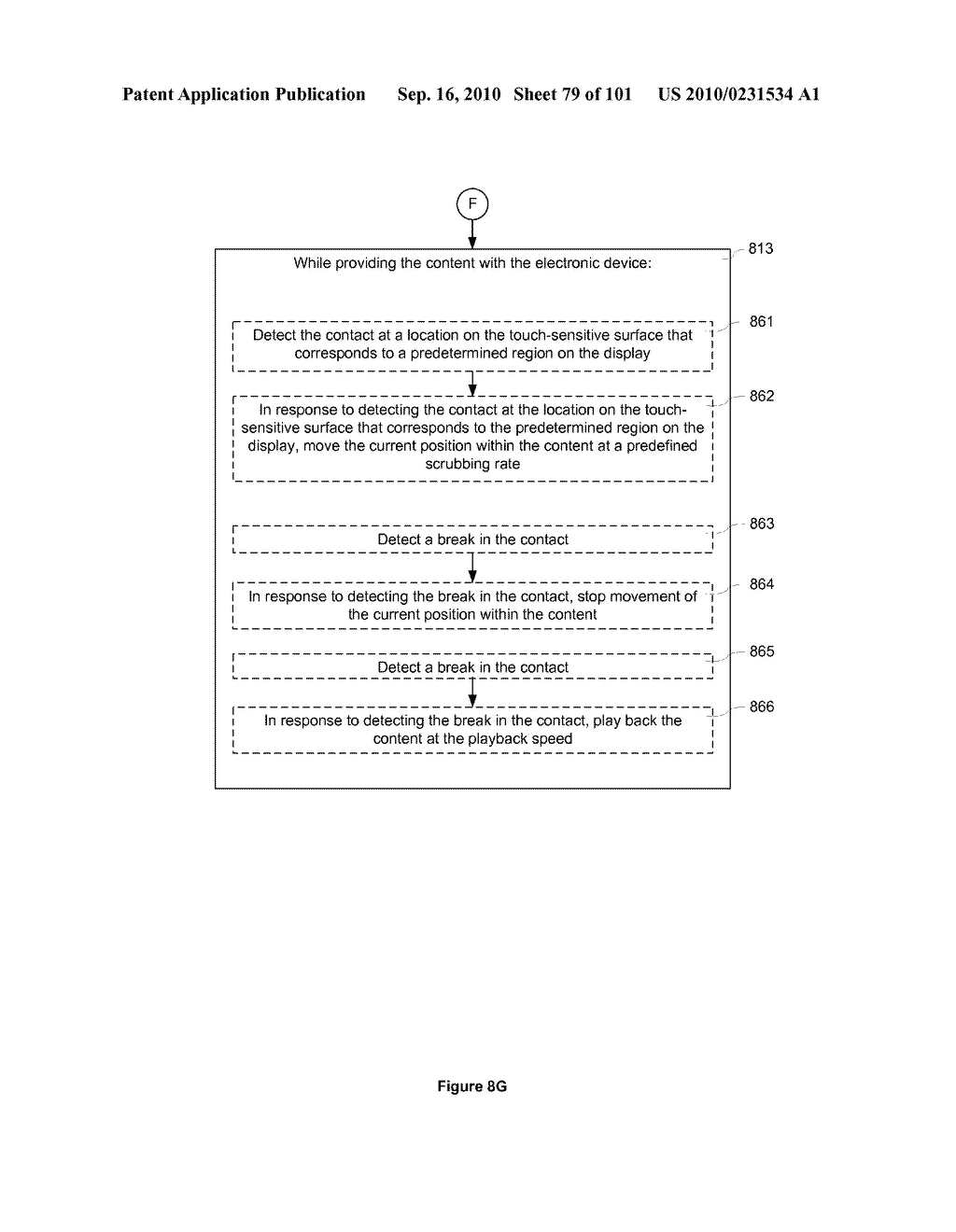 Device, Method, and Graphical User Interface for Moving a Current Position in Content at a Variable Scrubbing Rate - diagram, schematic, and image 80