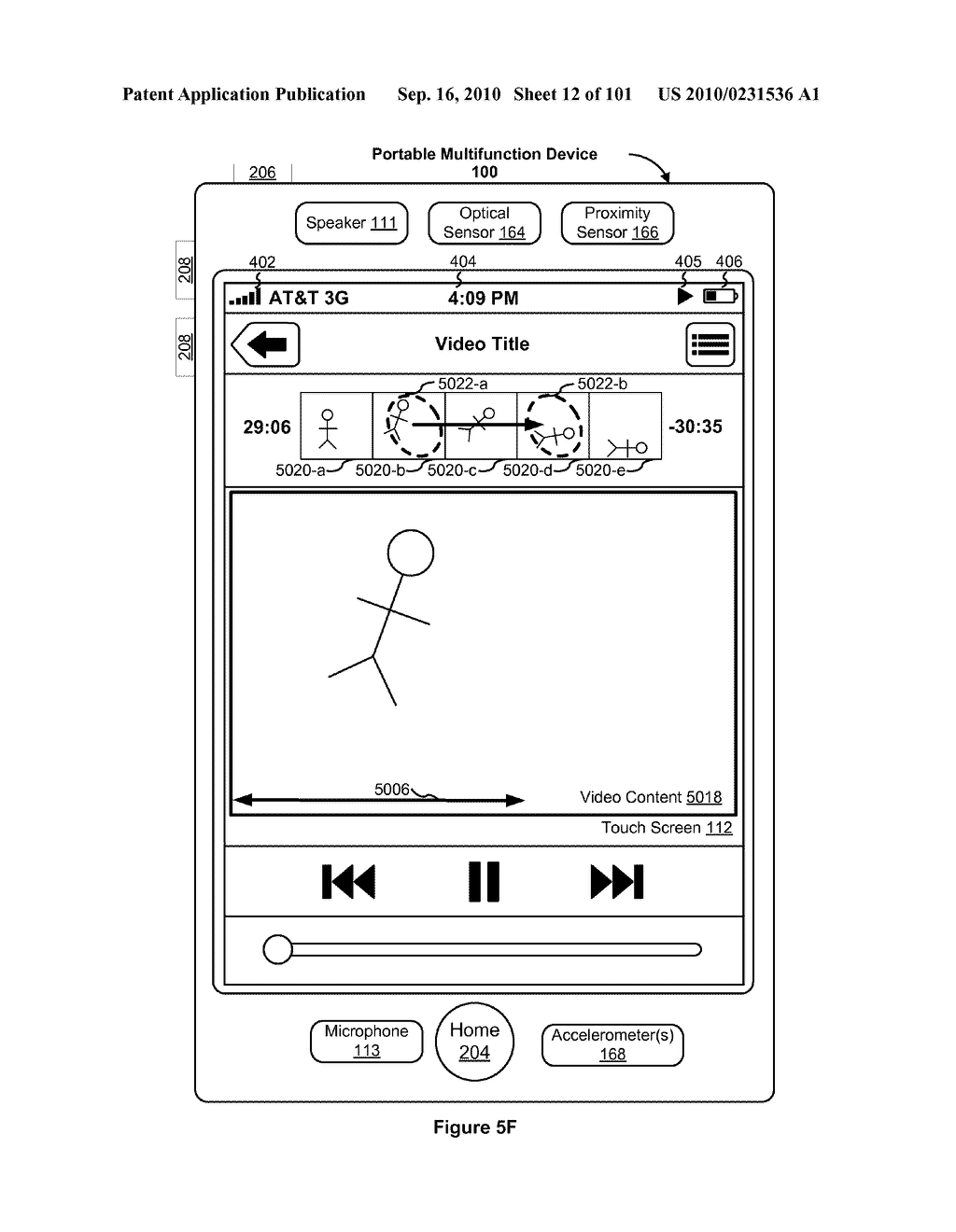 Device, Method, and Graphical User Interface for Moving a Current Position in Content at a Variable Scrubbing Rate - diagram, schematic, and image 13