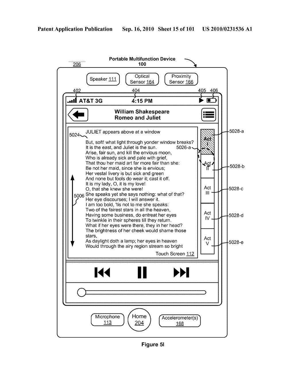 Device, Method, and Graphical User Interface for Moving a Current Position in Content at a Variable Scrubbing Rate - diagram, schematic, and image 16