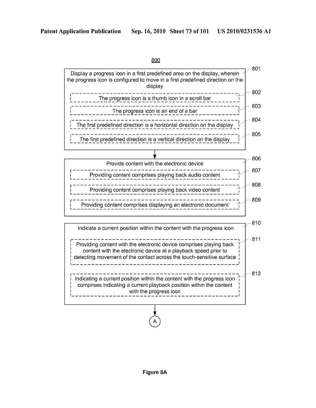 Device, Method, and Graphical User Interface for Moving a Current Position in Content at a Variable Scrubbing Rate - diagram, schematic, and image 74