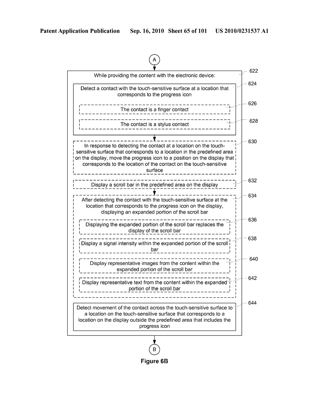 Device, Method, and Graphical User Interface for Moving a Current Position in Content at a Variable Scrubbing Rate - diagram, schematic, and image 66