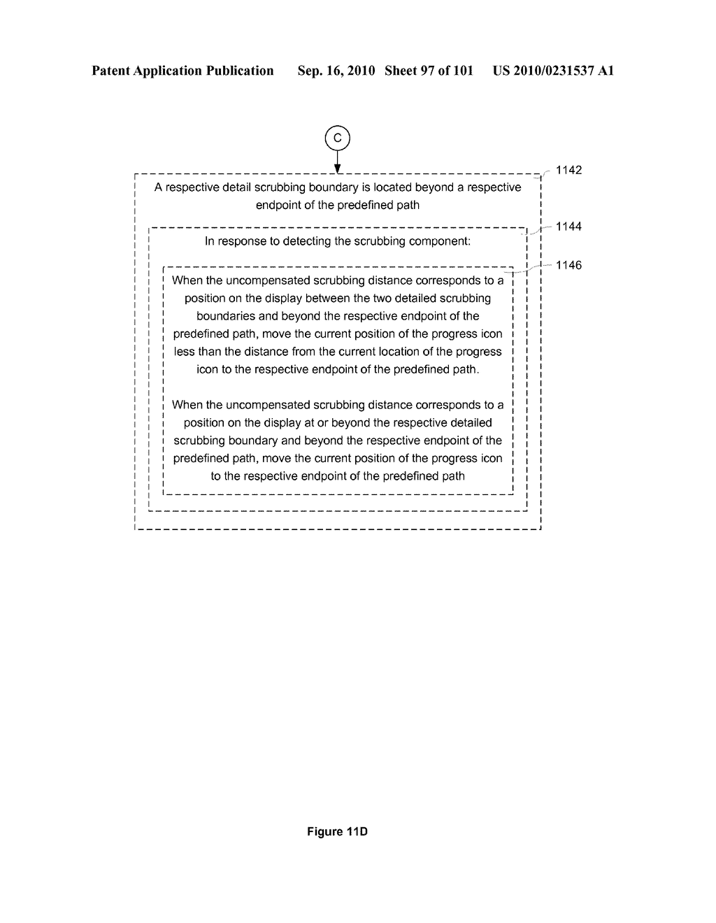 Device, Method, and Graphical User Interface for Moving a Current Position in Content at a Variable Scrubbing Rate - diagram, schematic, and image 98
