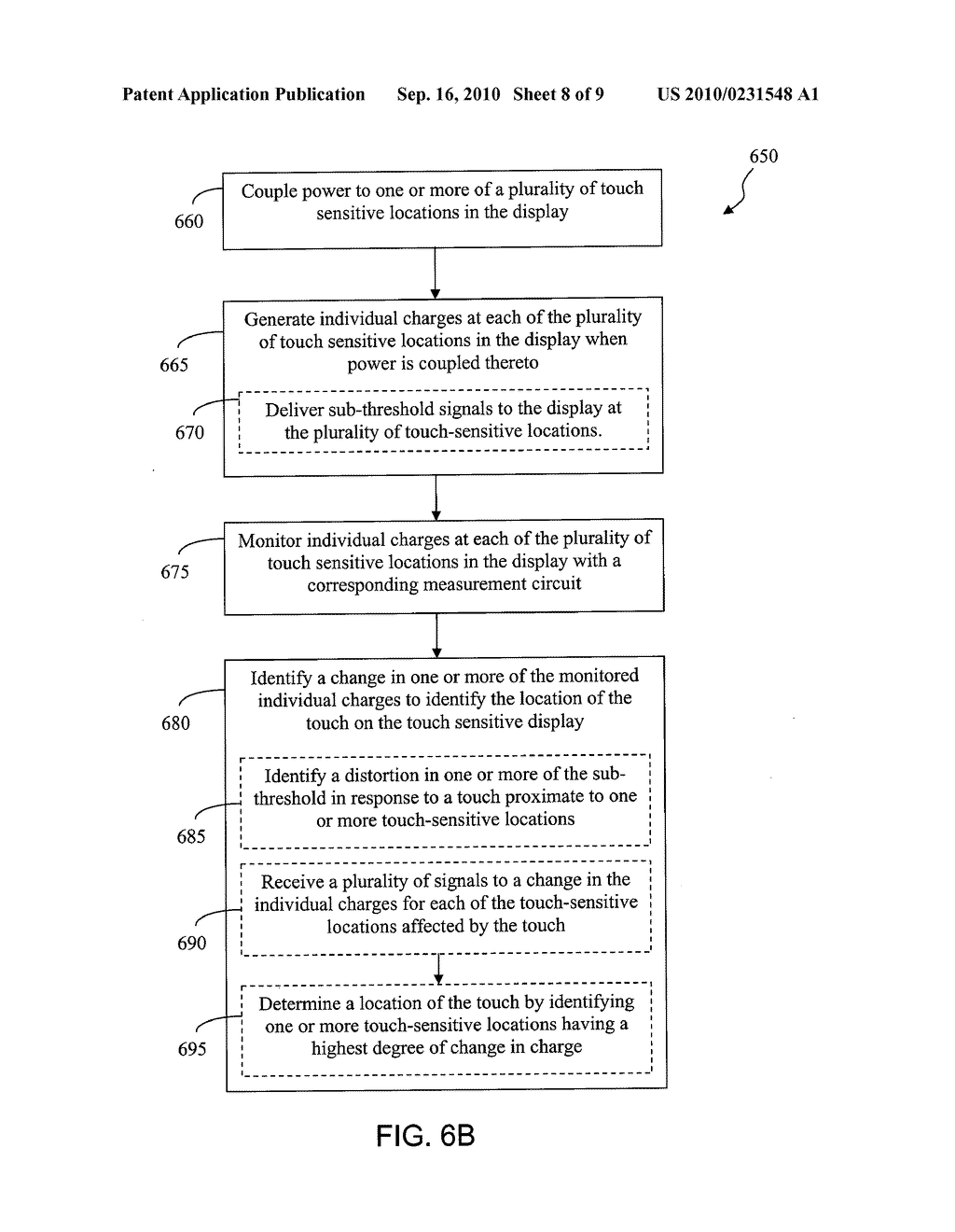 TOUCH-SENSITIVE DISPLAY DEVICE AND METHOD - diagram, schematic, and image 09