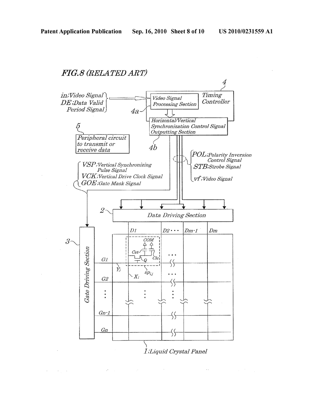 LIQUID CRYSTAL DISPLAY DEVICE, AND TIMING CONTROLLER AND SIGNAL PROCESSING METHOD USED IN SAME - diagram, schematic, and image 09