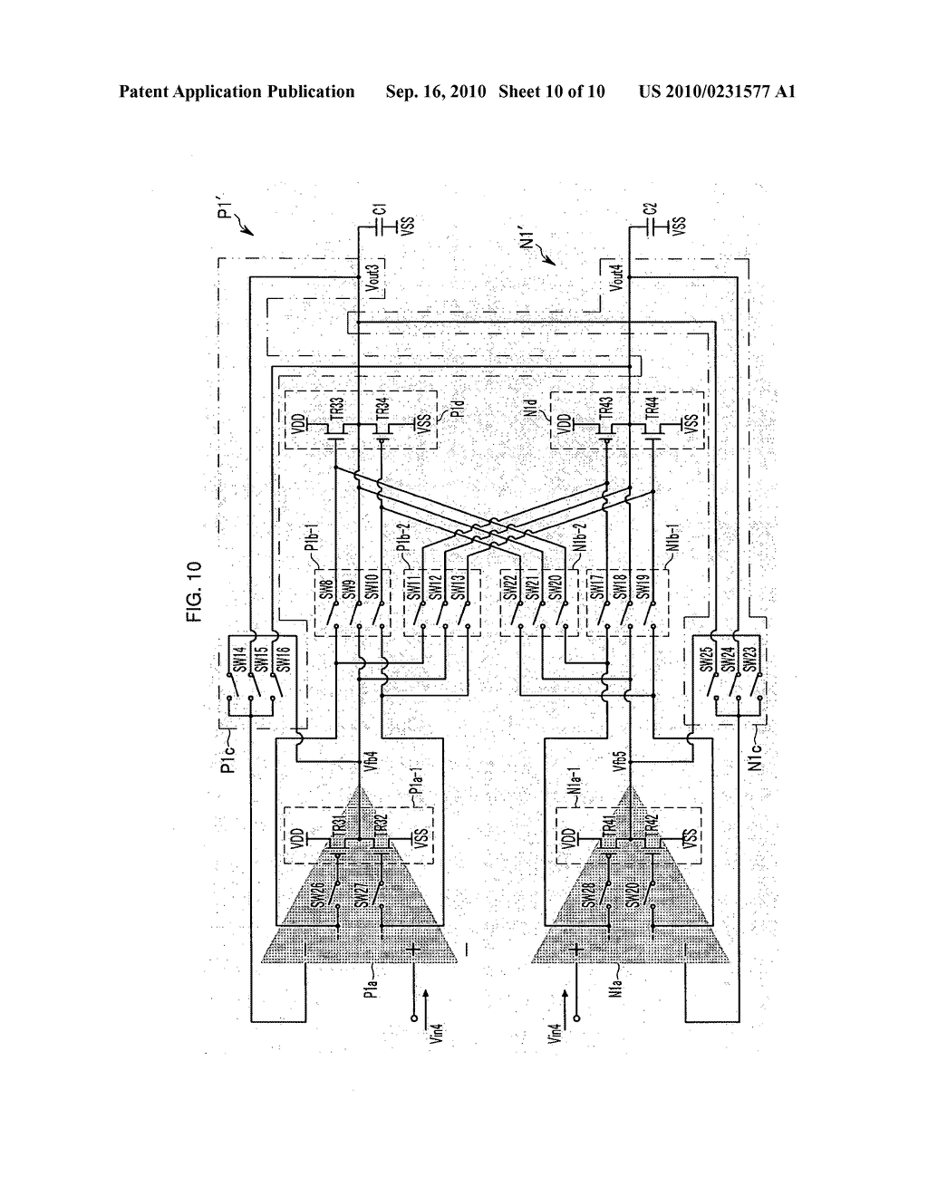 OUTPUT VOLTAGE AMPLIFIER AND DRIVING DEVICE OF LIQUID CRYSTAL DISPLAY USING THE SAME - diagram, schematic, and image 11