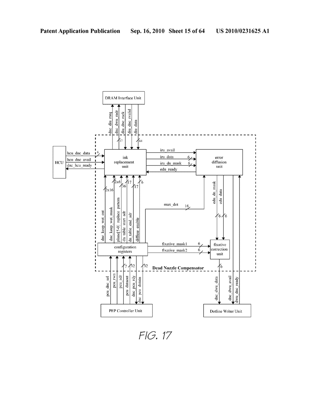 PRINTHEAD HAVING CONTROLLED NOZZLE FIRING GROUPING - diagram, schematic, and image 16