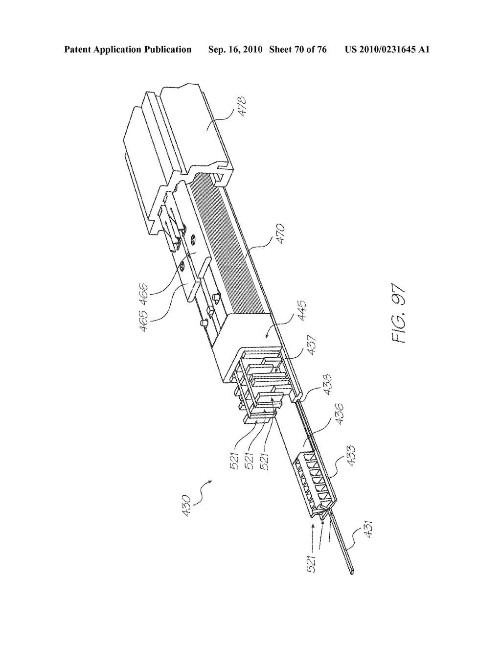 PRINTHEAD INCORPORATING ROWS OF INK EJECTION NOZZLES - diagram, schematic, and image 71