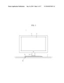 SUPPORTING DEVICE FOR DISPLAY UNIT AND DISPLAY UNIT HAVING THE SAME diagram and image