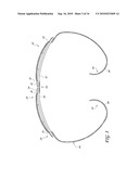 EYEWEAR WITH WIRE FRAME THREADED THROUGH LENSES diagram and image