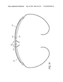 EYEWEAR WITH WIRE FRAME THREADED THROUGH LENSES diagram and image