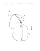 EYEWEAR WITH WIRE FRAME THREADED THROUGH LENSES diagram and image