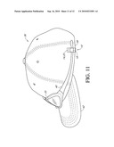 EYEGLASS HOLDERS FOR HATS AND VISORS diagram and image