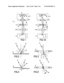 OPTICAL DEVICE FOR OBSERVING MILLIMETRIC OR SUBMILLIMETRIC STRUCTURAL DETAILS OF AN OBJECT WITH SPECULAR BEHAVIOUR diagram and image