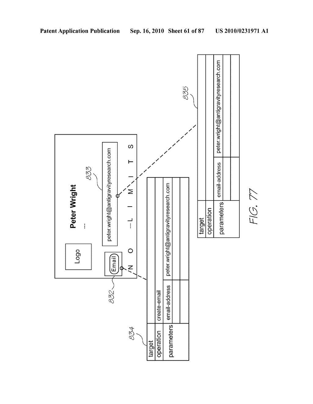 RETRIEVING CONTACT DETAILS USING A PRINTED MEDIUM - diagram, schematic, and image 62