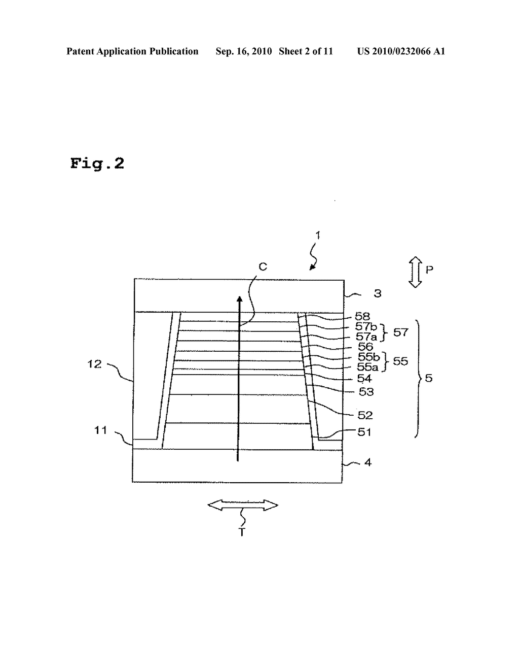 Magneto-resistive effect element provided with GaN spacer layer - diagram, schematic, and image 03