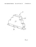 Solid state relay with internal heat sink diagram and image