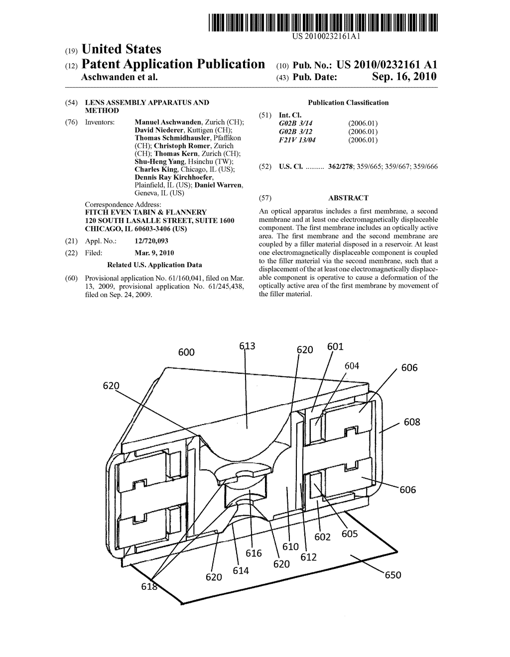 Lens Assembly Apparatus And Method - diagram, schematic, and image 01