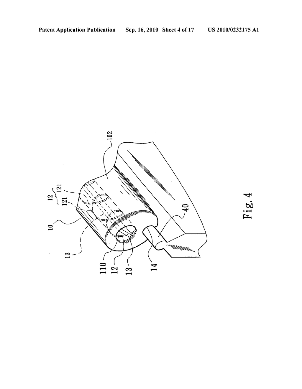 Freely plastically flexible light-emitting strip structure - diagram, schematic, and image 05