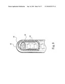 Freely plastically flexible light-emitting strip structure diagram and image