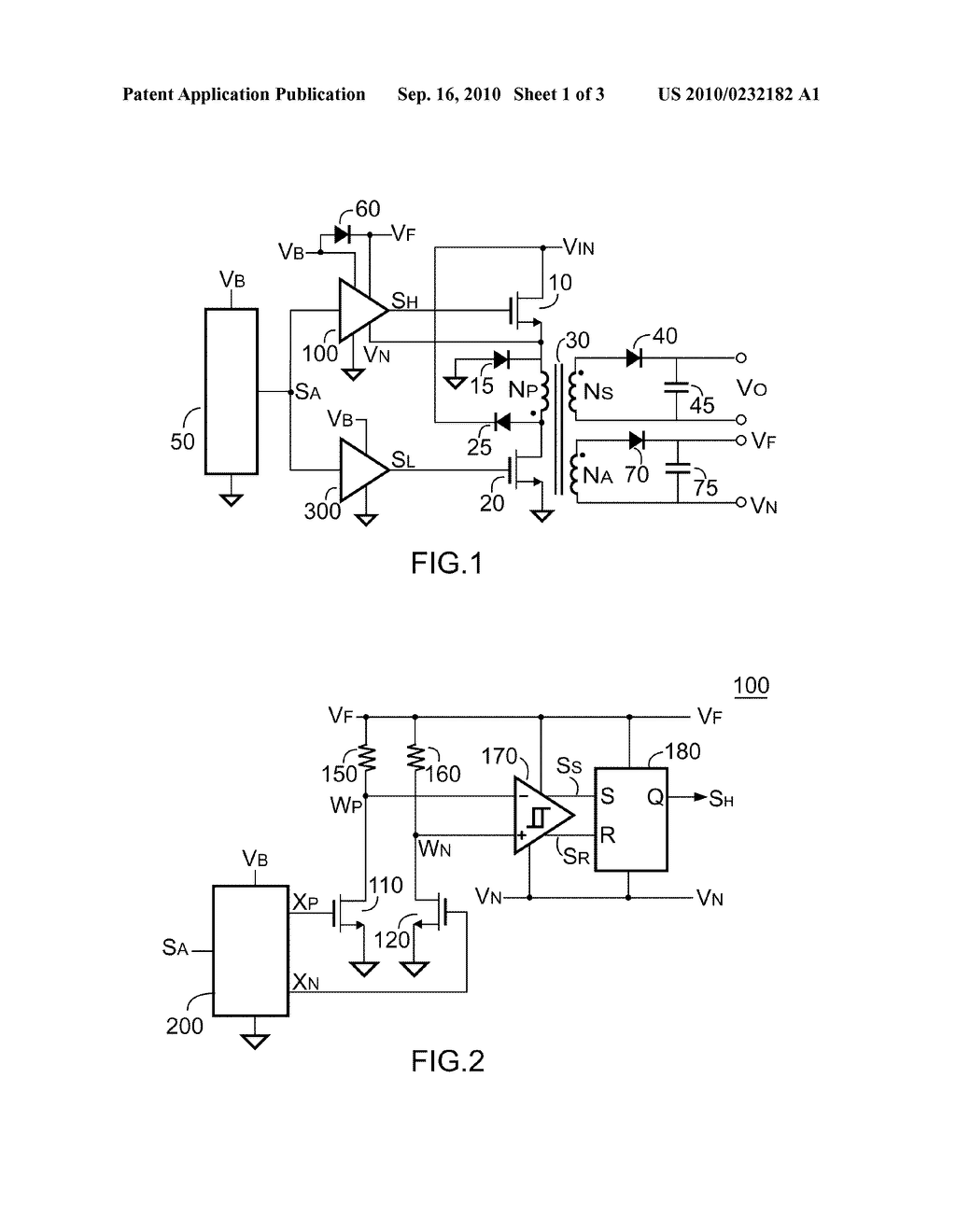 DUAL-SWITCHES FLYBACK POWER CONVERTER WITH SELF-EXCITED SUPPLY TO POWER THE HIGH-SIDE DRIVER - diagram, schematic, and image 02