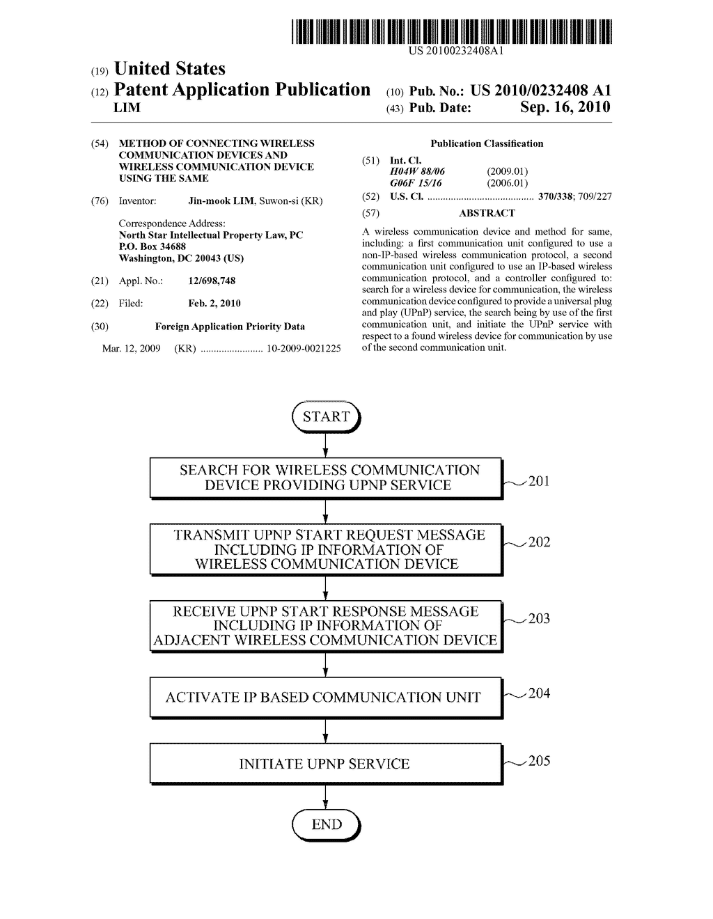 METHOD OF CONNECTING WIRELESS COMMUNICATION DEVICES AND WIRELESS COMMUNICATION DEVICE USING THE SAME - diagram, schematic, and image 01