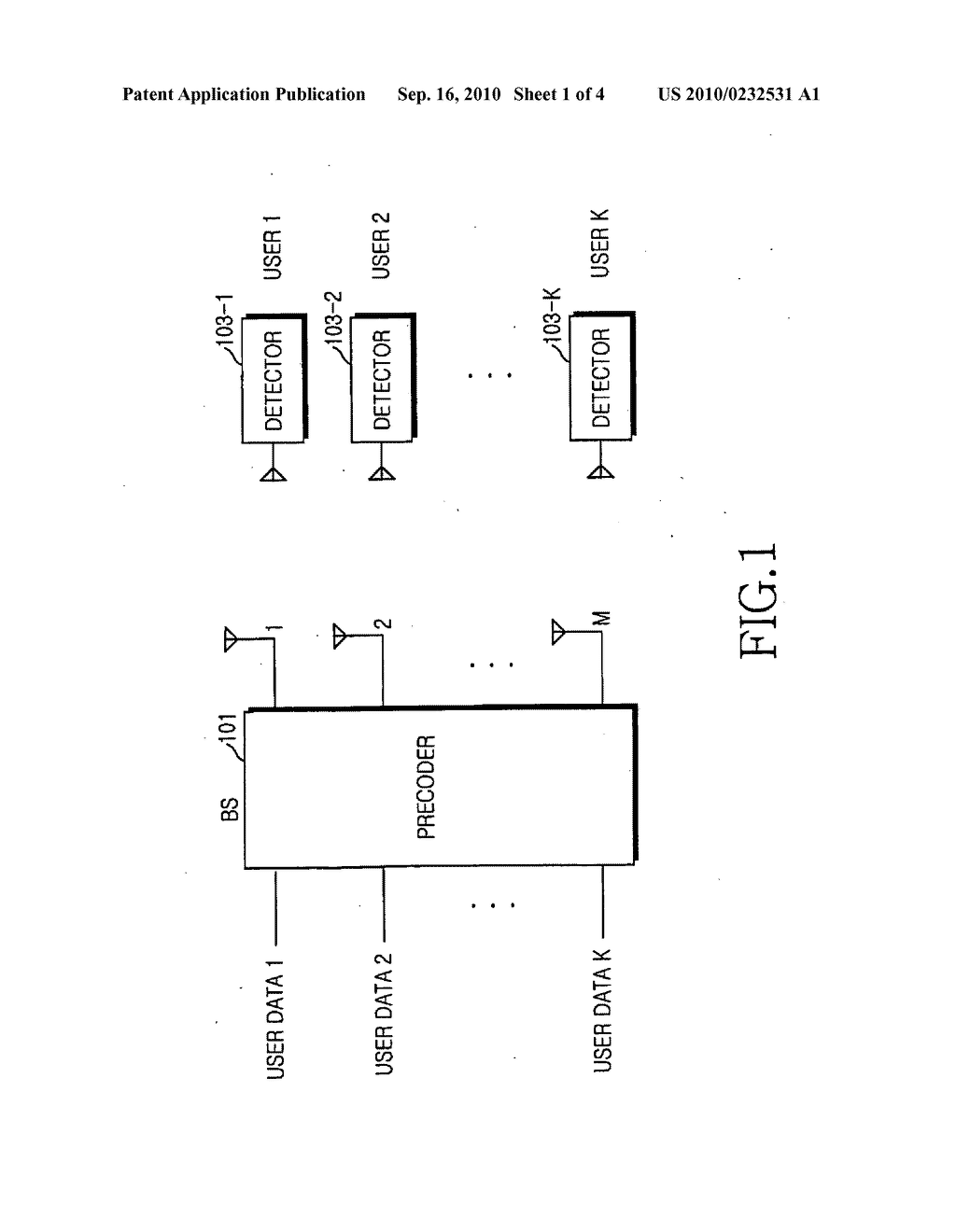 Optimum perturbation apparatus and method in a multi-antenna multi-user communication system - diagram, schematic, and image 02