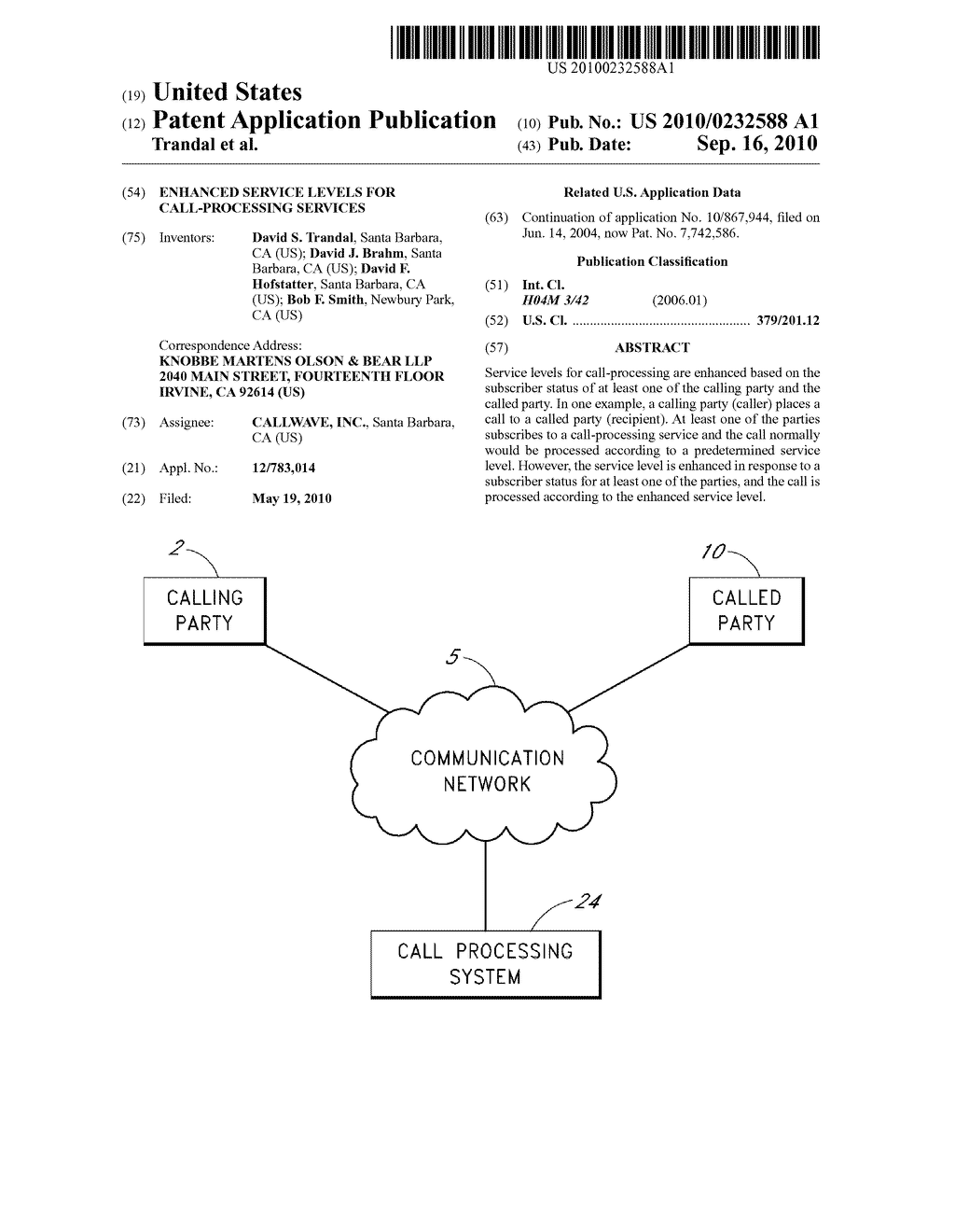 ENHANCED SERVICE LEVELS FOR CALL-PROCESSING SERVICES - diagram, schematic, and image 01