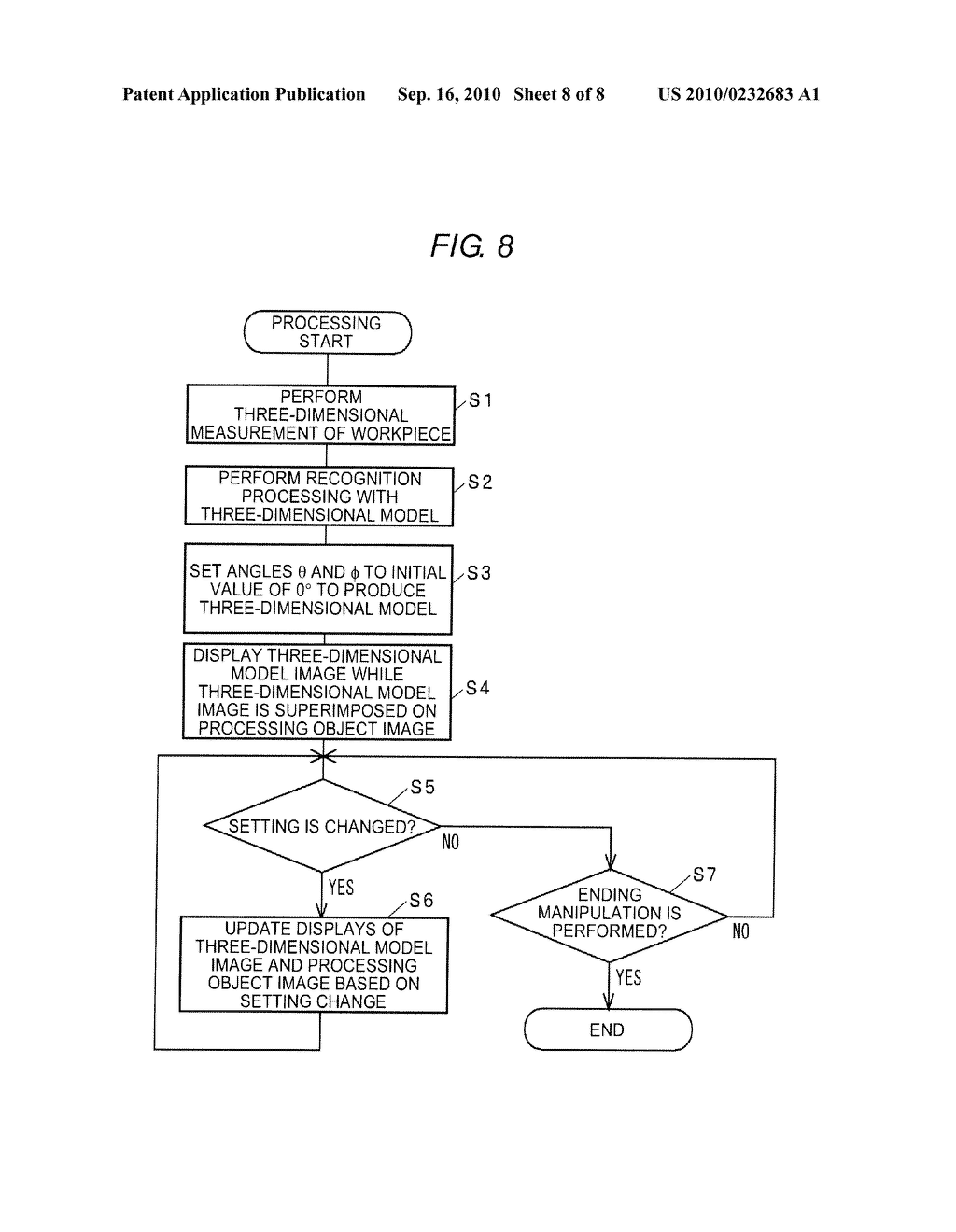 Method For Displaying Recognition Result Obtained By Three-Dimensional Visual Sensor And Three-Dimensional Visual Sensor - diagram, schematic, and image 09