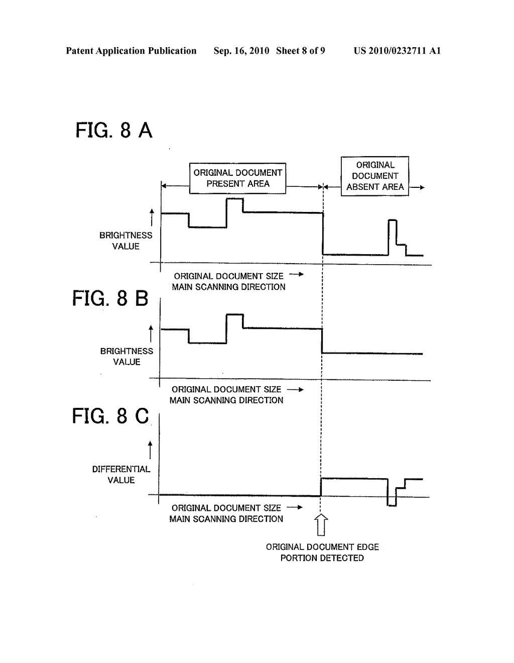 IMAGE SCANNING APPARATUS AND METHOD OF DETERMINING SIZE OF ORIGINAL DOCUMENT - diagram, schematic, and image 09