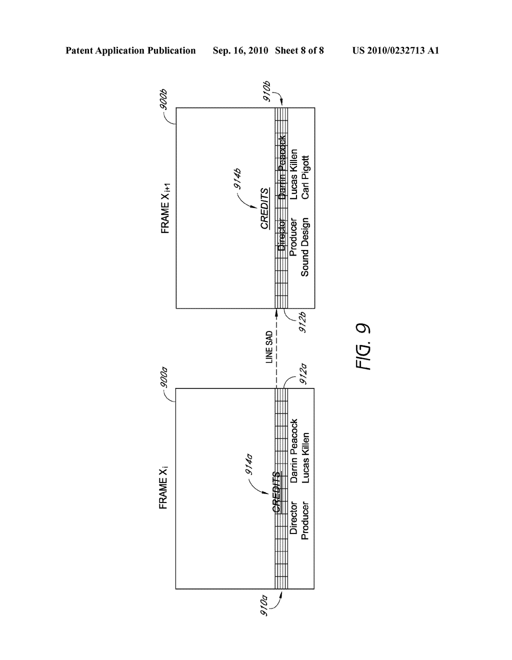 SYSTEM AND METHOD FOR IDENTIFICATION OF VERTICAL SCROLLING REGIONS IN DIGITAL VIDEO - diagram, schematic, and image 09