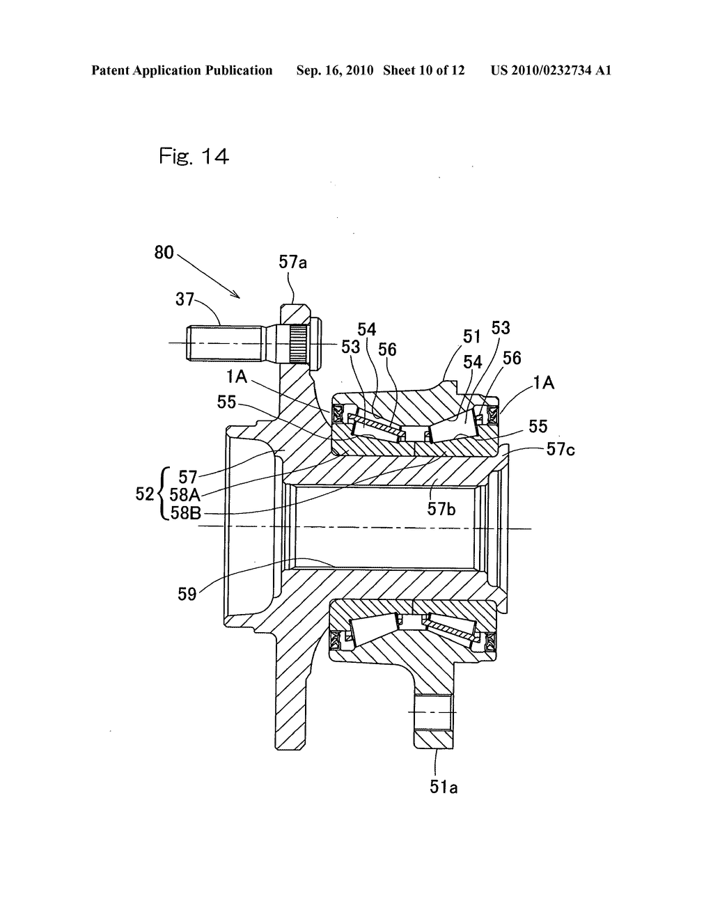 SEALING DEVICE FOR BEARING ASSEMBLY AND WHEEL SUPPORT BEARING ASSEMBLY THEREWITH - diagram, schematic, and image 11