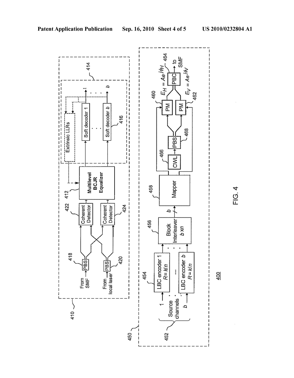 METHODS AND SYSTEMS FOR POLARIZATION MULTIPLEXED MULTILEVEL MODULATION FOR OPTICAL COMMUNICATION - diagram, schematic, and image 05