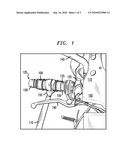 Tie Down Device for Securing Vehicles with Handlebars for Transport diagram and image