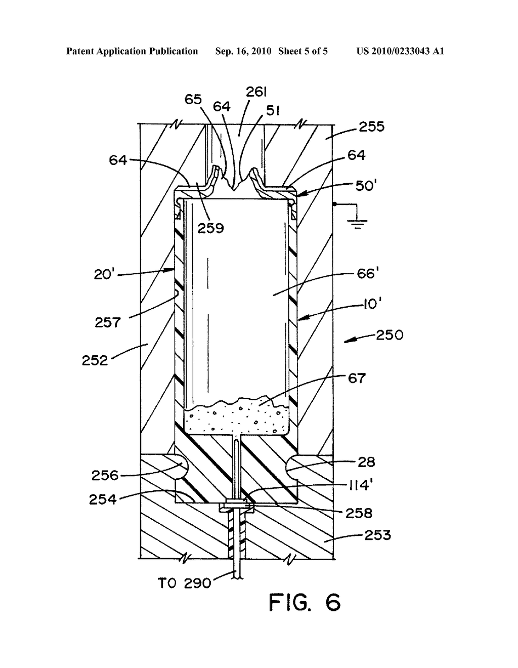 CARTRIDGE FOR THE GENERATION OF HYDROGEN - diagram, schematic, and image 06