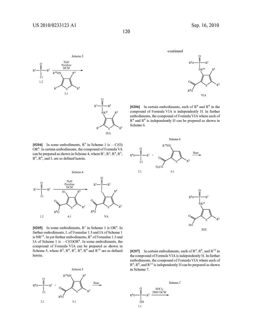 PHOSPHOTHIOPHENE AND PHOSPHOTHIAZOLE HCV POLYMERASE INHIBITORS - diagram, schematic, and image 121