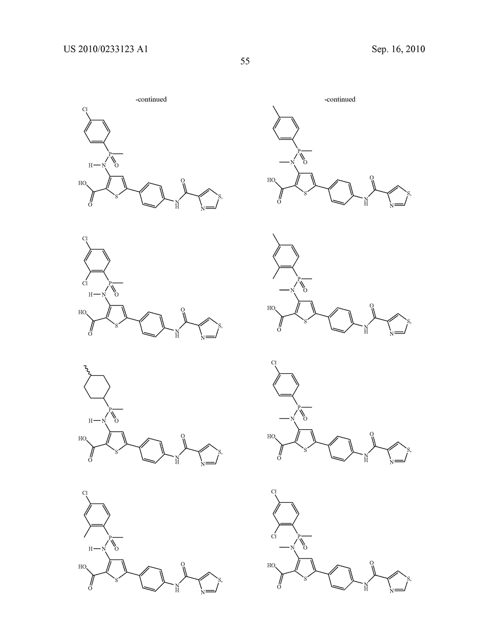 PHOSPHOTHIOPHENE AND PHOSPHOTHIAZOLE HCV POLYMERASE INHIBITORS - diagram, schematic, and image 56