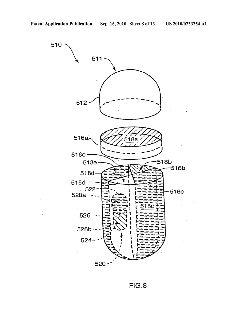 MULTI-PHASE, MULTI-COMPARTMENT, CAPSULAR DELIVERY APPARATUS AND METHODS FOR USING THE SAME - diagram, schematic, and image 09