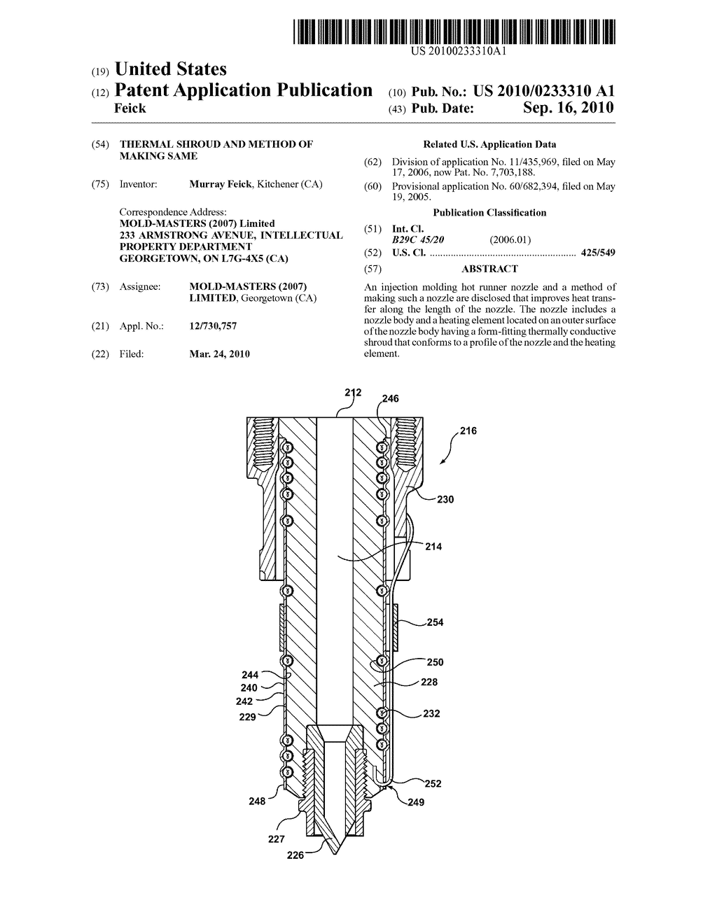 Thermal Shroud and Method of Making Same - diagram, schematic, and image 01