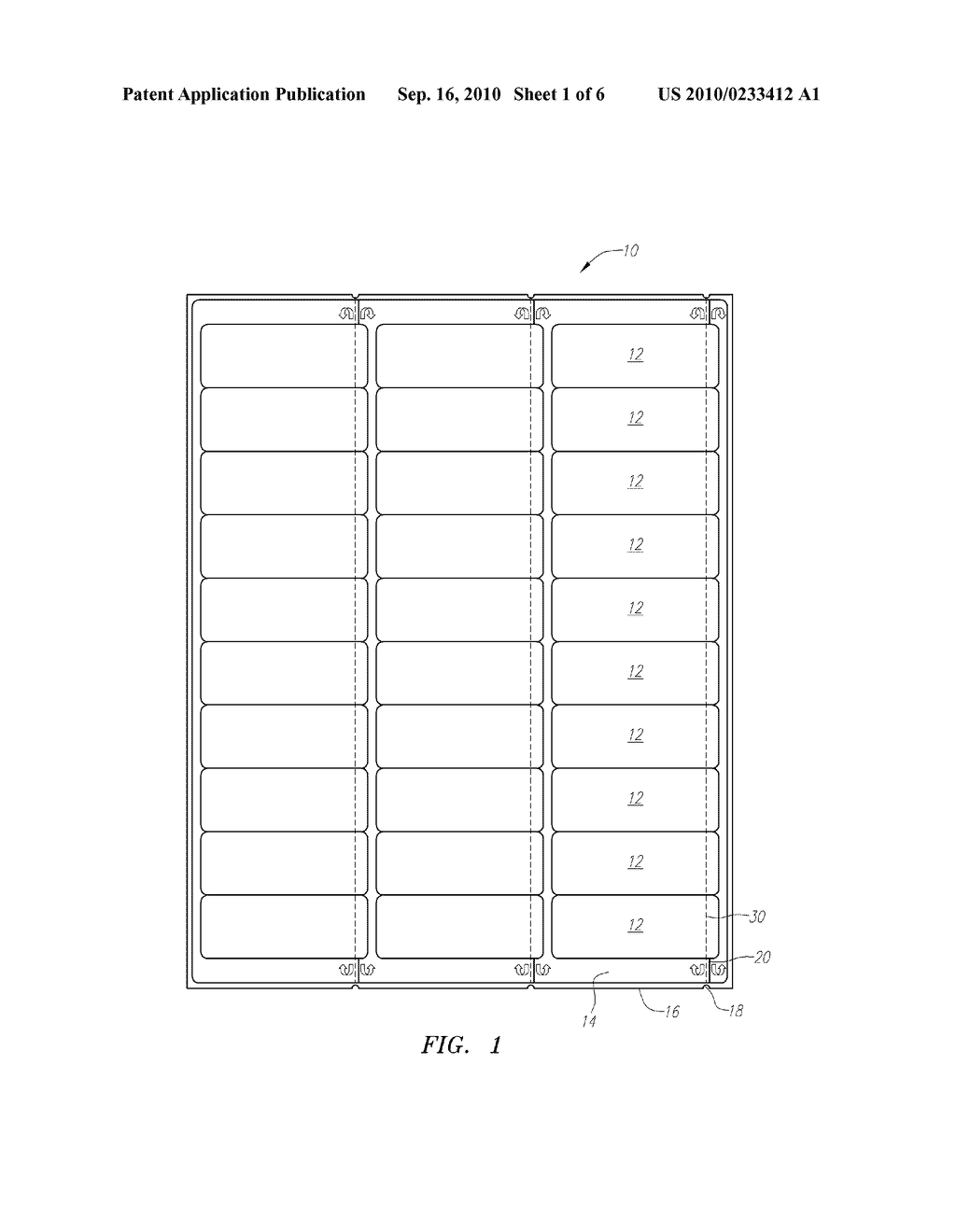 LABEL SHEET DESIGN FOR EASY REMOVAL OF LABELS - diagram, schematic, and image 02