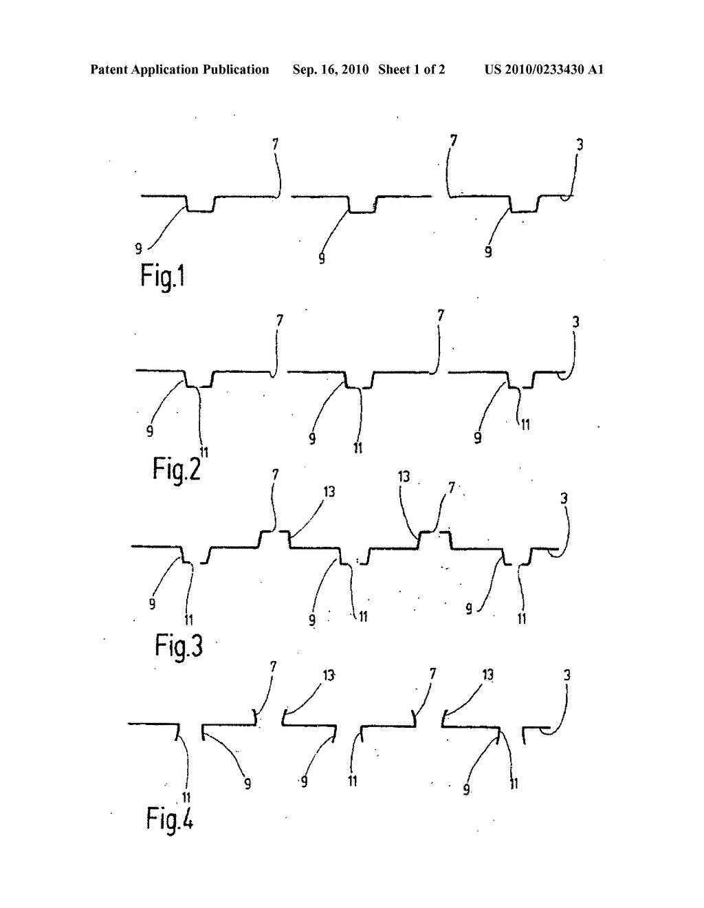 Structured component, in particular heat shield - diagram, schematic, and image 02