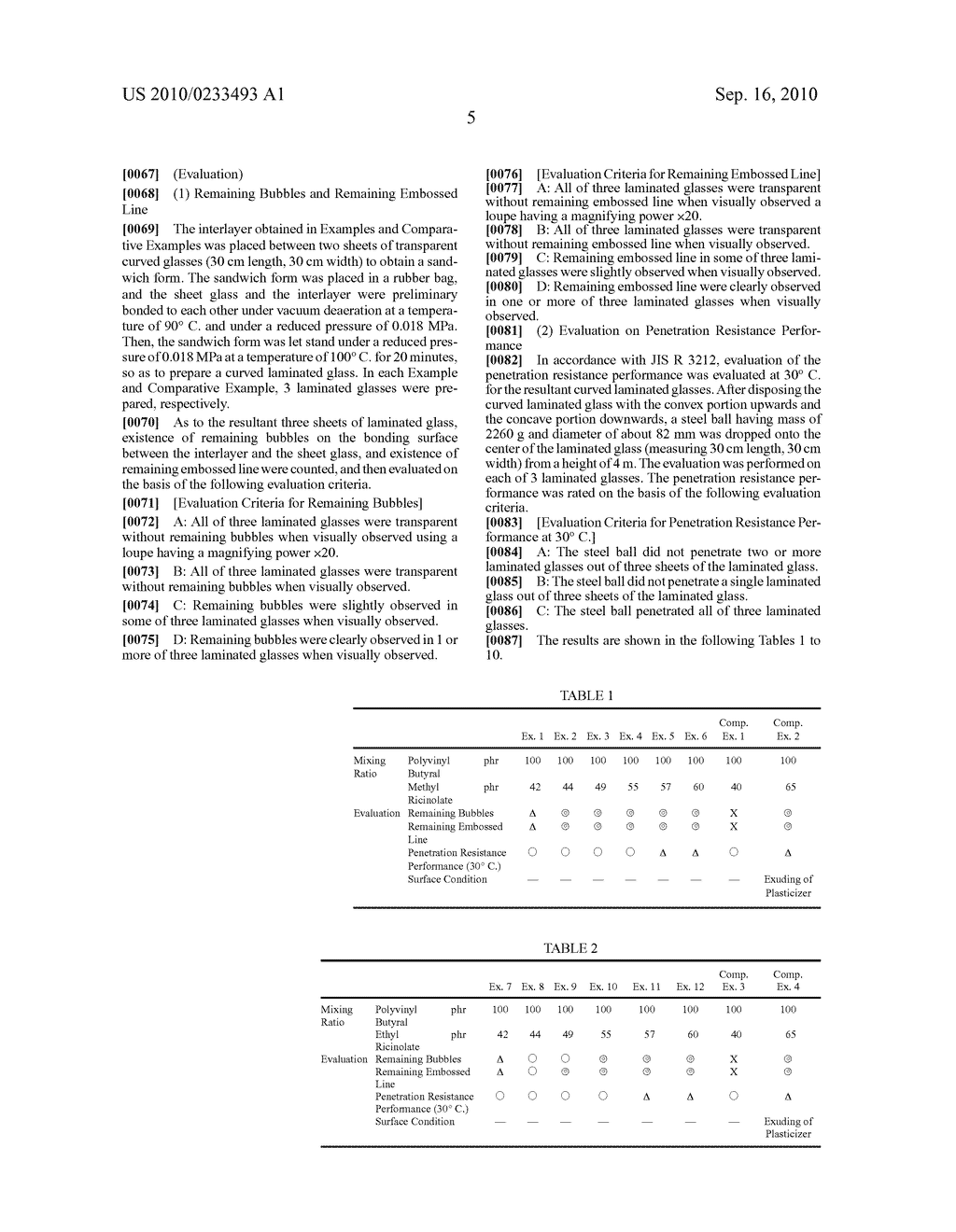 INTERMEDIATE FILM FOR LAMINATED GLASS AND LAMINATED GLASS - diagram, schematic, and image 06