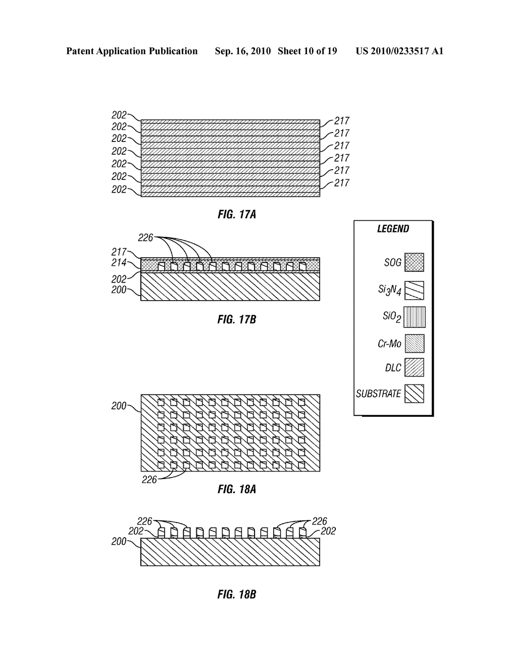 METHOD FOR MAKING A MASTER DISK FOR NANOIMPRINTING PATTERNED MAGNETIC RECORDING DISKS AND MASTER DISK MADE BY THE METHOD - diagram, schematic, and image 11