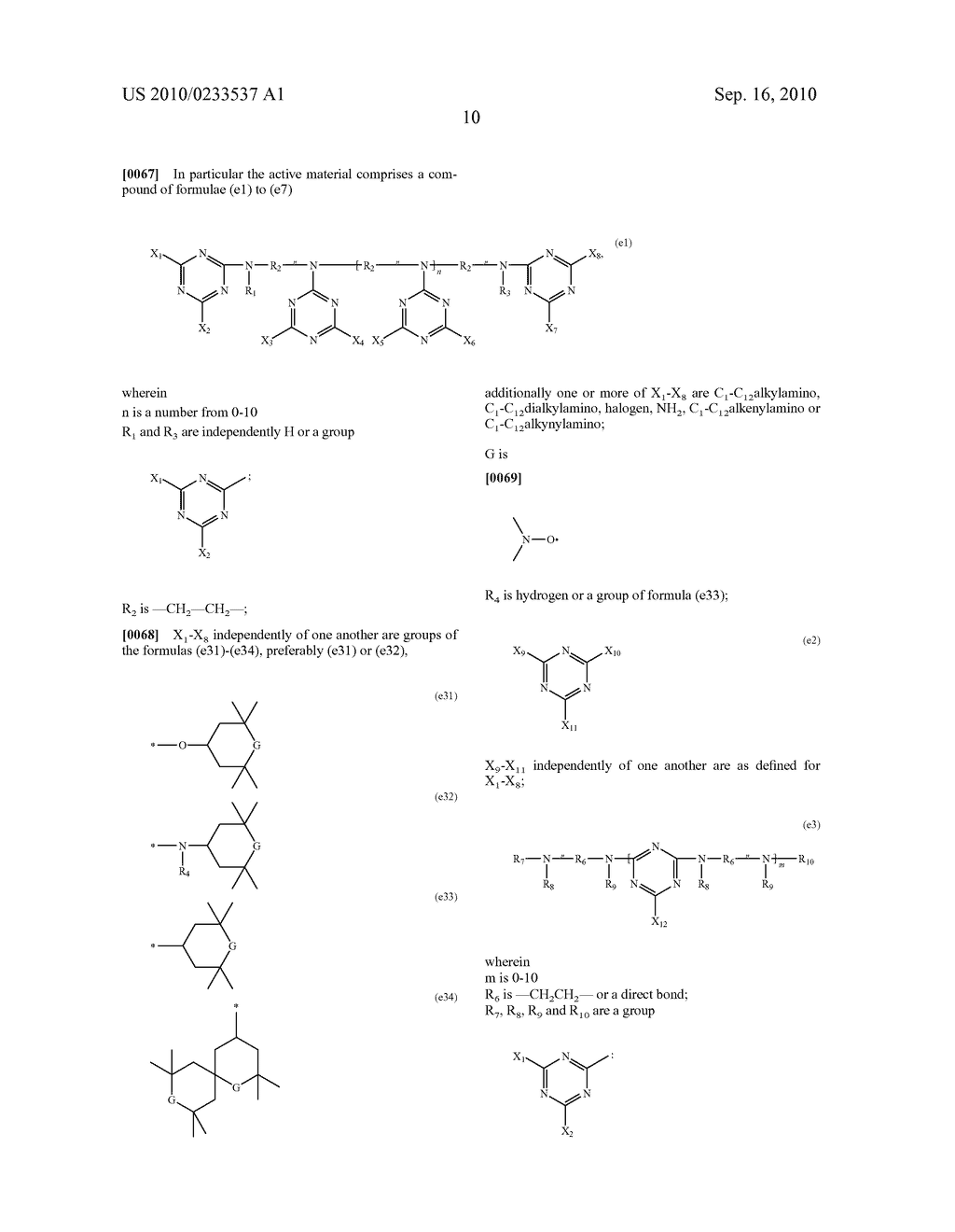 Triazine Containing Electrode Materials for Secondary Batteries - diagram, schematic, and image 11