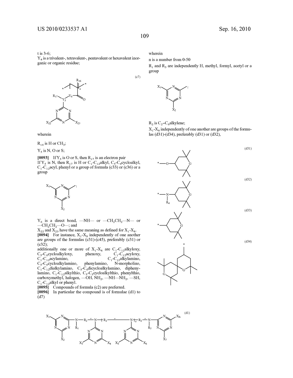 Triazine Containing Electrode Materials for Secondary Batteries - diagram, schematic, and image 110