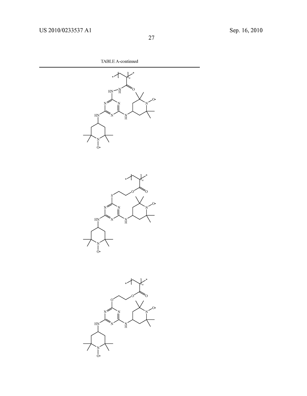 Triazine Containing Electrode Materials for Secondary Batteries - diagram, schematic, and image 28