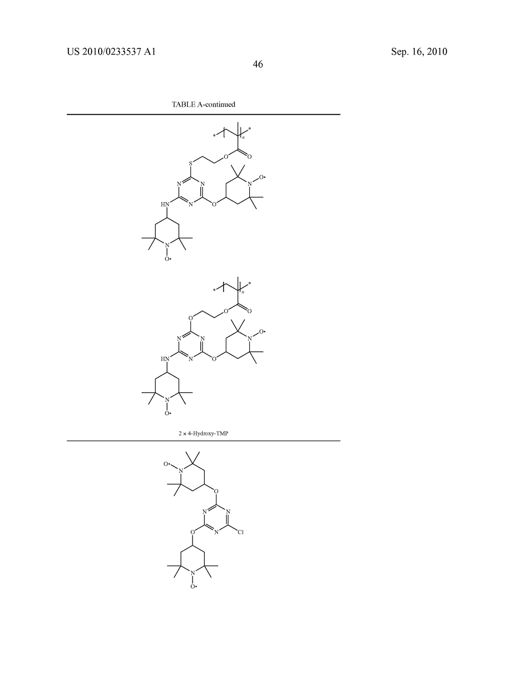 Triazine Containing Electrode Materials for Secondary Batteries - diagram, schematic, and image 47