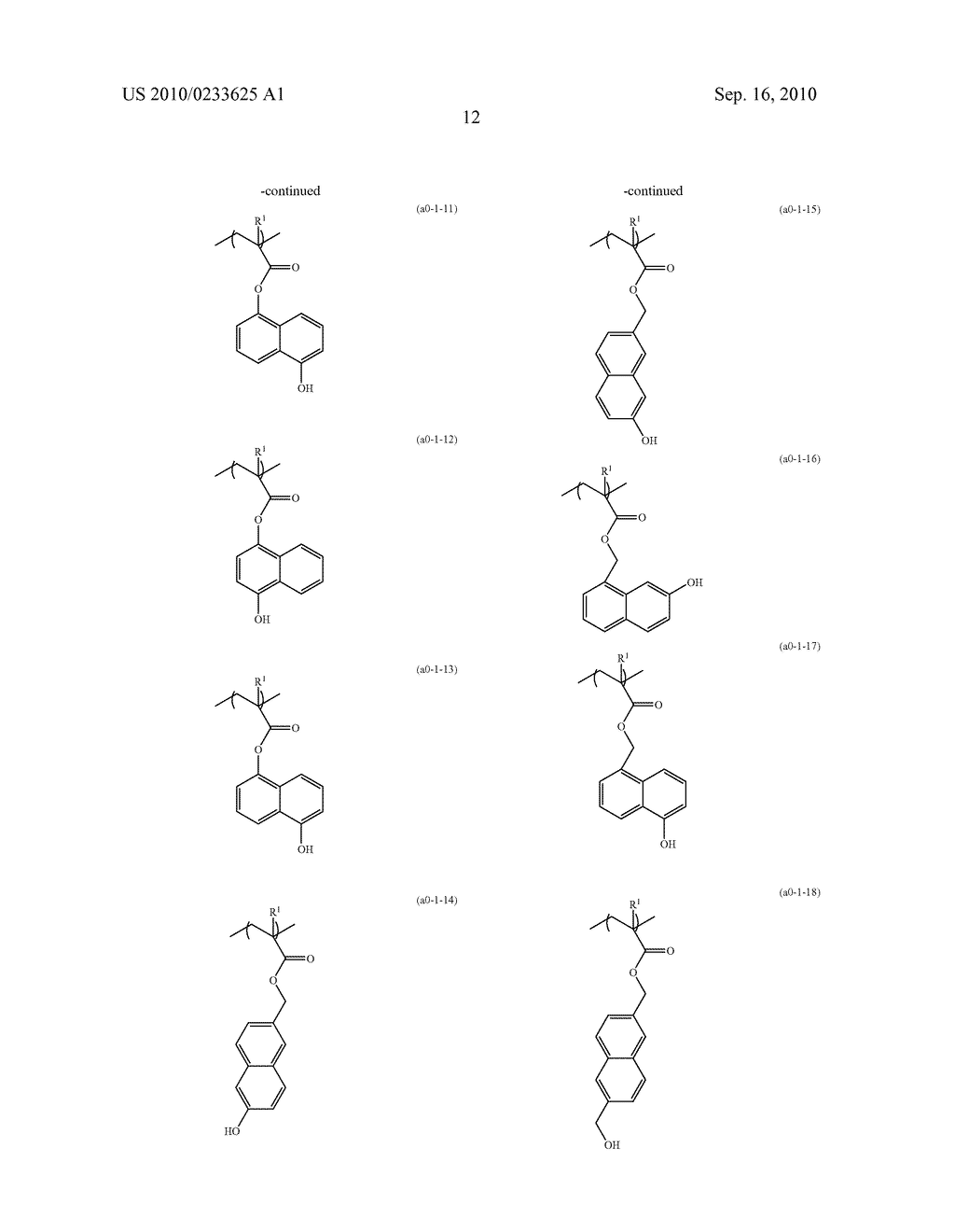 POSITIVE RESIST COMPOSITION, METHOD OF FORMING RESIST PATTERN, AND POLYMERIC COMPOUND - diagram, schematic, and image 13