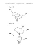 BUTTON FOR IMPLANT HEALING ABUTMENT AND IMPLANT HEALING ABUTMENT HAVING PRESSING PART diagram and image